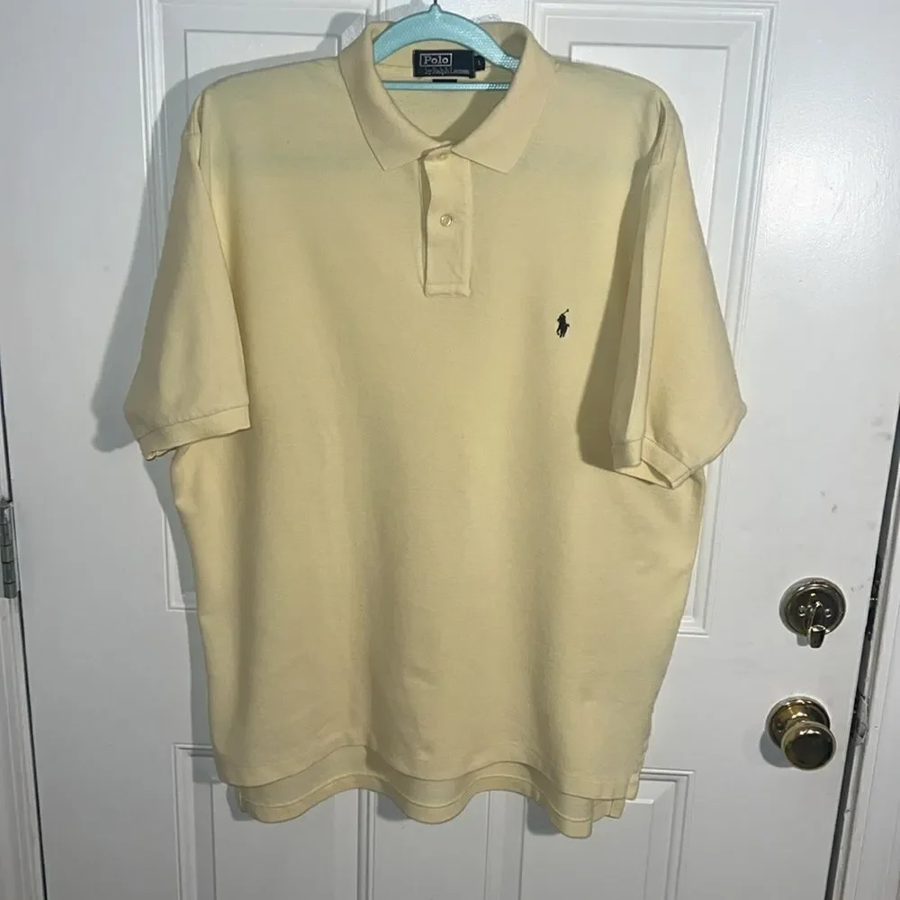 Polo Ralph Lauren shirt yellow blue